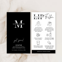 Minimalist Lip Filler Aftercare Guide Instructions