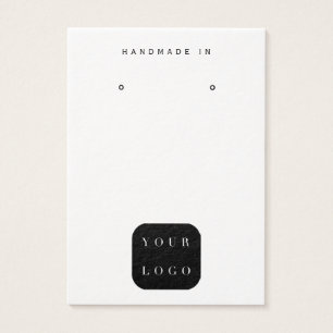 Minimalist Logo Black And White Jewellery Display