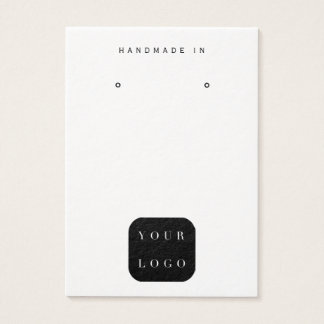 Minimalist Logo Black And White Jewellery Display