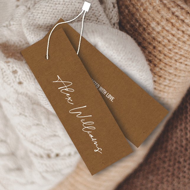 Minimalist Logo Business Hang Tag Card (Creator Uploaded)