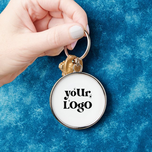 Minimalist Logo Business Key Ring (Creator Uploaded)