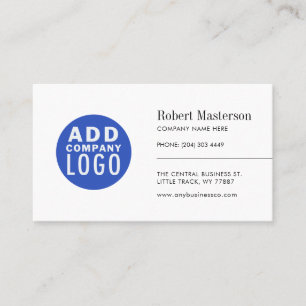 Minimalist Logo Corporate Modern Business Card