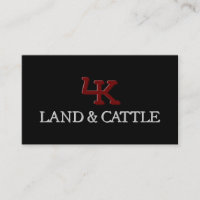 Minimalist Logo Embossed Effect Business Card