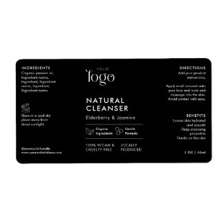 Minimalist Logo Serum 2OZ Dropper Cosmo Bottle