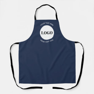 Minimalist Logo With Text Business Apron