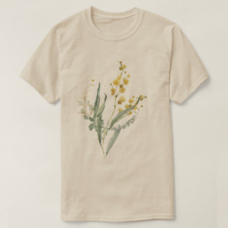 Minimalist Long Stem Wild Flowers T-Shirt
