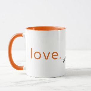 Minimalist Love Design - Valentine's Day Gift Mug