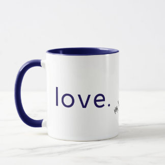 Minimalist Love Design - Valentine's Day Gift Mug