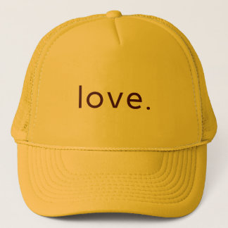 Minimalist Love Design - Valentine's Day Gift Trucker Hat