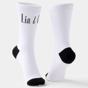 minimalist love gift socks