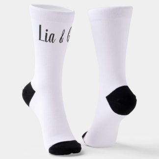 minimalist love gift socks