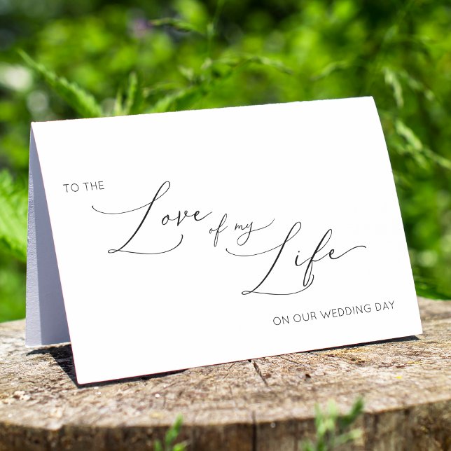 Minimalist Love of My Life Wedding Card (Creator Uploaded)
