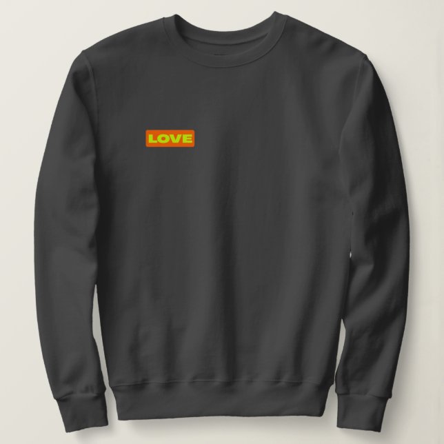 Minimalist Love Sweatshirt for women (Design Front)