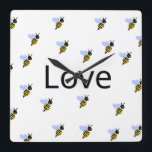 Minimalist Love Wall Clock – Romantic Modern Desig<br><div class="desc">> This elegant wall clock features a minimalist design with the word "Love" at its centre. Perfect for a romantic gift,  bedroom decor,  or a stylish reminder to always lead with love. Makes a thoughtful anniversary or Valentine's Day present.</div>