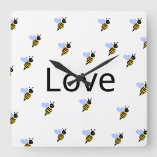 Minimalist Love Wall Clock – Romantic Modern Desig