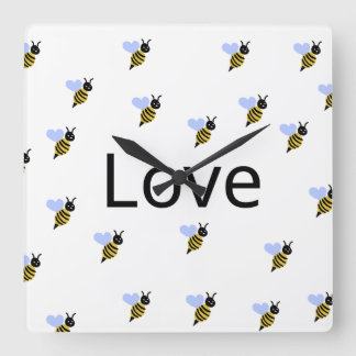 Minimalist Love Wall Clock – Romantic Modern Desig