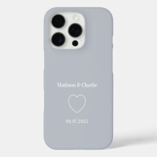 Minimalist Love Wedding Anniversary iPhone 16 Pro Case