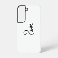 Minimalist "love" Word Typography Design