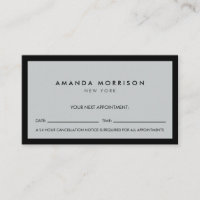 Minimalist Luxury Boutique Black/Grey Appointment