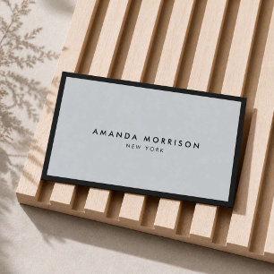 Minimalist Luxury Boutique Black/Grey Business Card