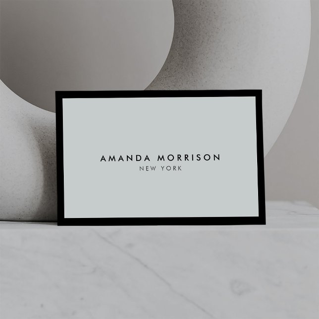 Minimalist Luxury Boutique Black/Grey Business Card (Creator Uploaded)