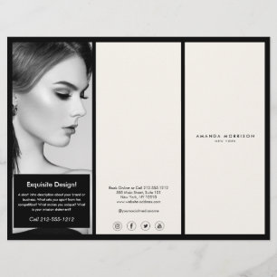 Minimalist Luxury Boutique Black/Ivory Brochure