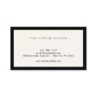 Minimalist Luxury Boutique Black/Ivory