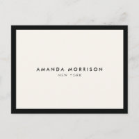 Minimalist Luxury Boutique Black/Ivory