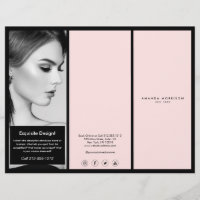 Minimalist Luxury Boutique Black/Pink Brochure