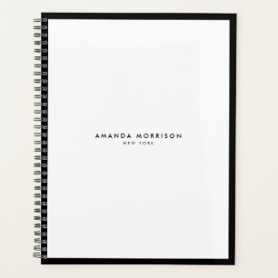 Minimalist Luxury Boutique Black/White Appointment Planner