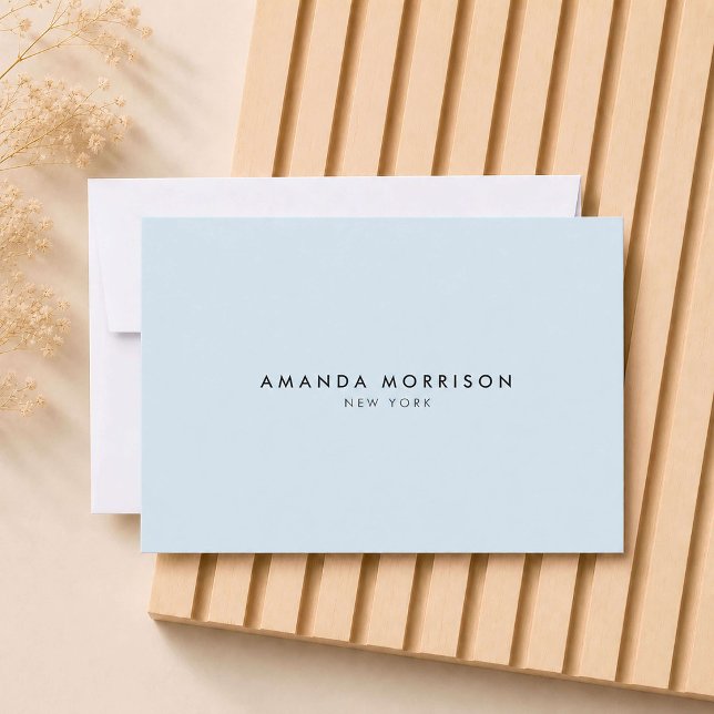 Minimalist Luxury Boutique Blue Gift Certificate (Creator Uploaded)