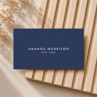 Minimalist Luxury Boutique Dark Navy Blue