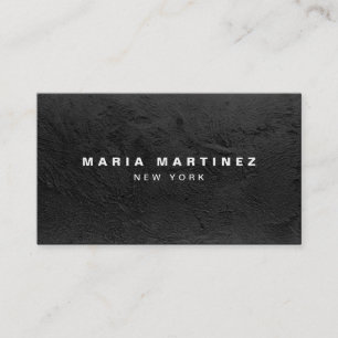 Minimalist Luxury Boutique Empty Black Business Card