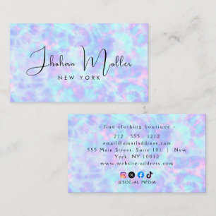 Minimalist Luxury Boutique Ivory Business Card