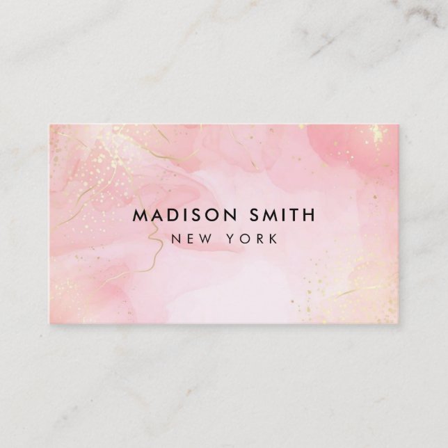 Minimalist Luxury Boutique Ivory Business Card (Front)