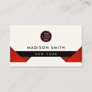 Minimalist Luxury Boutique Ivory Business Card