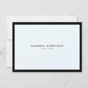 Minimalist Luxury Boutique Pastel Blue Gift Card