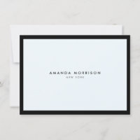 Minimalist Luxury Boutique Pastel Blue Gift Card