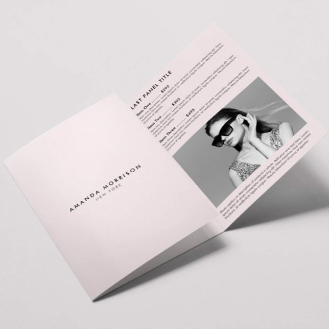 Minimalist Luxury Boutique Pastel Pink Brochure (Creator Uploaded)
