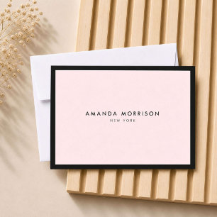 Minimalist Luxury Boutique Pastel Pink Gift Card