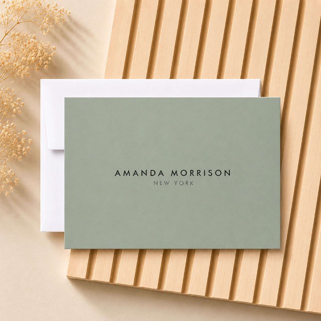 Minimalist Luxury Boutique Sage Gift Certificate (Creator Uploaded)