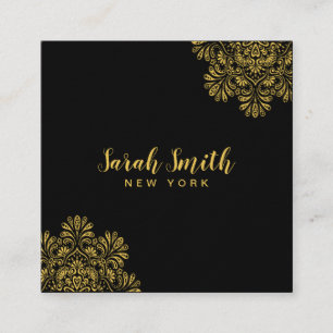 Minimalist Luxury Boutique Square Business Card