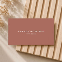 Minimalist Luxury Boutique Terracotta Rust