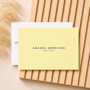 Minimalist Luxury Boutique Yellow Gift Certificate