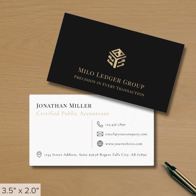 Minimalist Luxury Professional Business Card (Creator Uploaded)