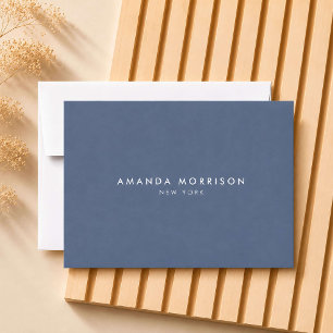 Minimalist Luxury Slate Blue Gift Certificate