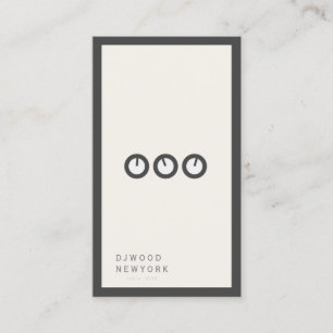 Minimalist Luxury Sound Business Card