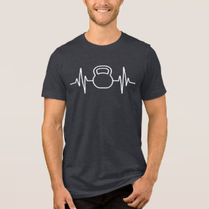 Minimalist M Design Bold Monogram Statement Tri-Blend Shirt