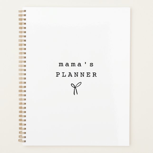 Minimalist Mama’s Planner Mother's Day Gift (Front)