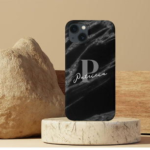 Minimalist Marble Black iPhone 13 Case